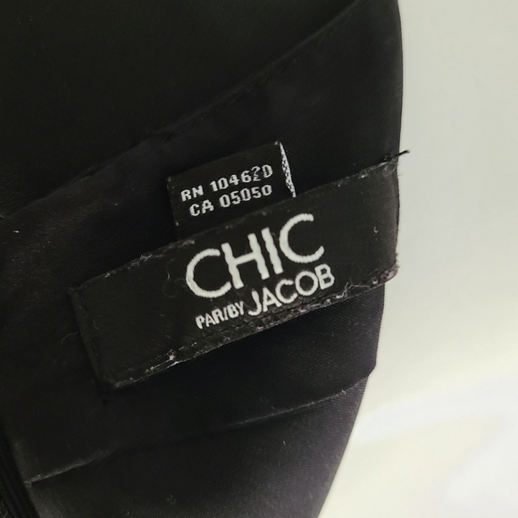 CHIC By Jacob Floral Mid Length Dress size Small - Picture 6 of 7